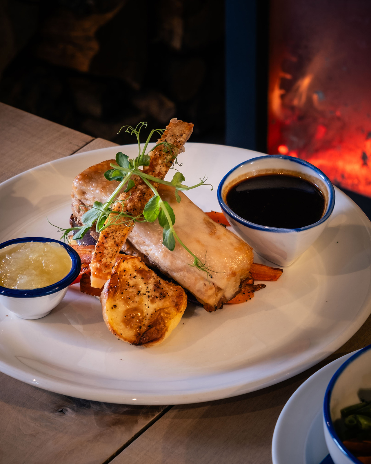 Beef and pork dish at The Shepherds Inn