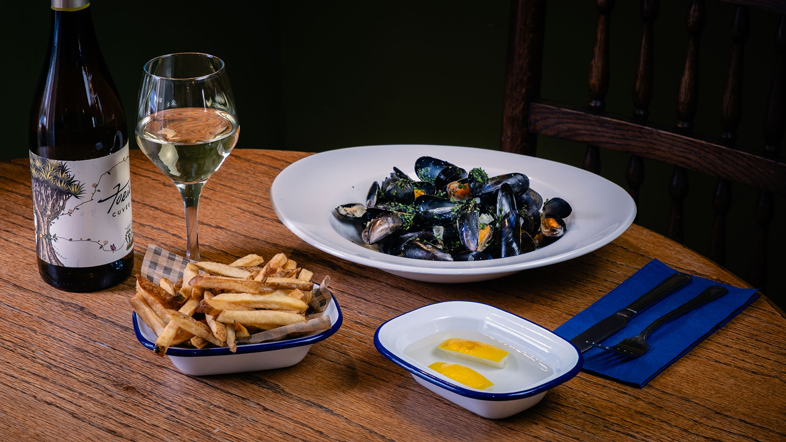 Mussels at The Shepherds Inn